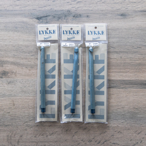 Lykke - Indigo Crochet Hook Prepacked Collection