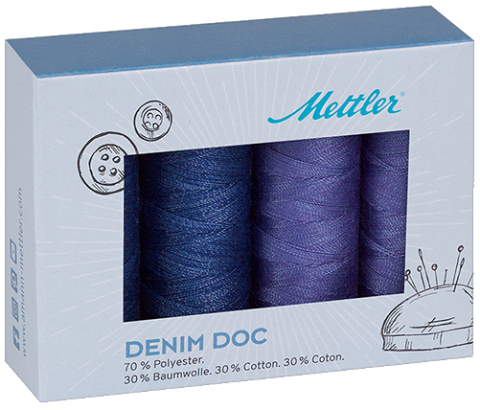 Mettler - Denim Doc Kit 4 Spools