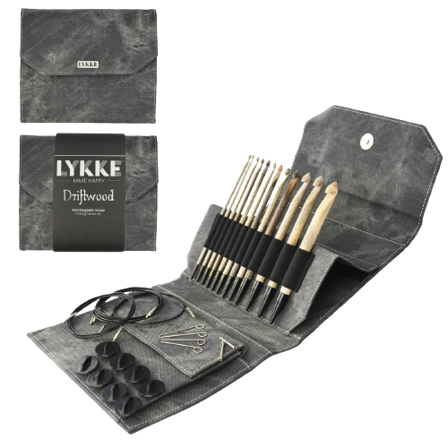Lykke - Driftwood Interchangeable Tunisian Crochet Hook Set