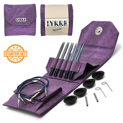 Lykke - Indigo Interchangeable Starter Set