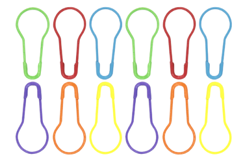 HiyaHiya - Knitter's Colourful Safety Pins