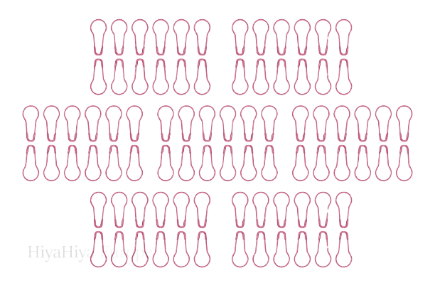 HiyaHiya - Pink Knitter's Safety Pins