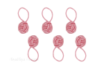 HiyaHiya - Pink Yarn Ball Stitch Markers