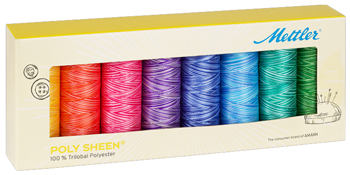 Mettler - Poly Sheen Kit 8 Spools