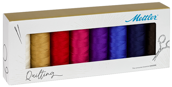 Mettler - Silk-Finish Cotton Quilting Kit 8 Spools