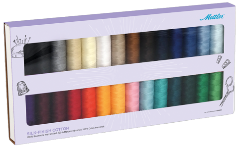 Mettler - Silk-Finish Cotton Kit 28 Spools